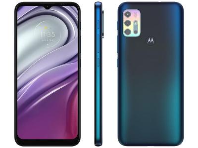 Smartphone Motorola Moto G20 128GB Verde 4G 4GB RAM Tela 6,5” Câm. Quadrupla + Câm Selfie 13MP
