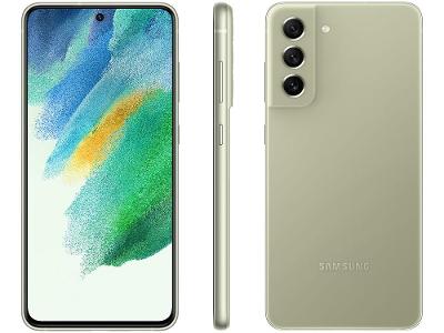 Smartphone Samsung Galaxy S21 FE 128GB Verde 5G Octa-Core 6GB RAM 6,4" Câm. Tripla + Selfie 32MP Dual Chip