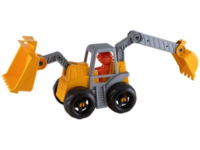 Trator Retroescavadeira Open Tracks Roda Livre 