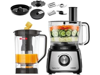 Multiprocessador de Alimentos Mondial Preto