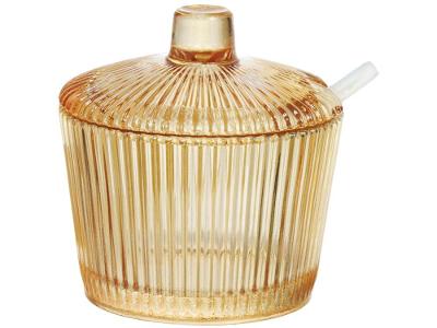 Meleira de Vidro Hauskraft Graffiato com Colher 200ml