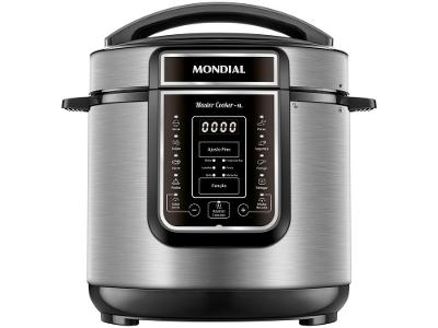 Panela de Pressão Elétrica 6L Mondial Digital Master Cooker PE-60-6L-I