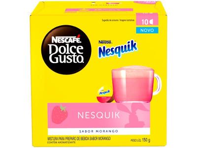 Cápsula de Café Morango Dolce Gusto Nesquik 10 Cápsulas