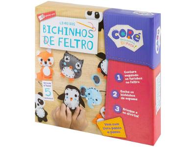 Livro de Atividades Bichinhos de Feltro com Acessórios