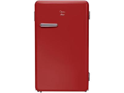 Frigobar Midea 95L Vermelho Retrô