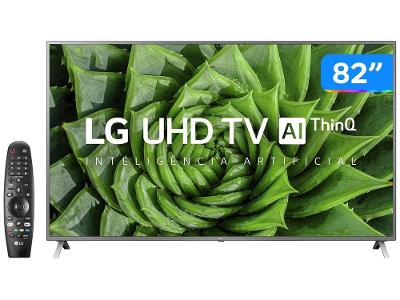 Smart TV UHD 4K LED 82” LG 82UN8000PSB Wi-Fi