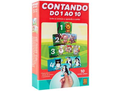 Kit Quebra-cabeça Contando do 1 ao 10 Grow