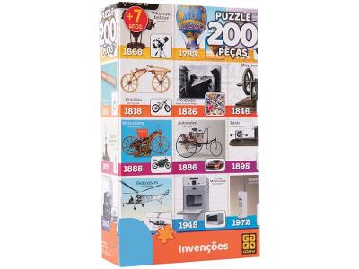 Quebra-cabeça 200 Peças Puzzle Infantil Invenções