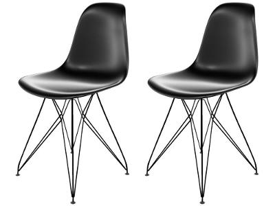 Jogo de Cadeiras de Polipropileno Empório Tiffany Eames Eiffel 2 Peças