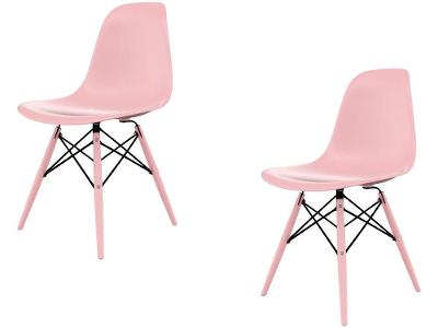 Jogo de Cadeiras de Polipropileno Empório Tiffany Eames DSW 2 Peças