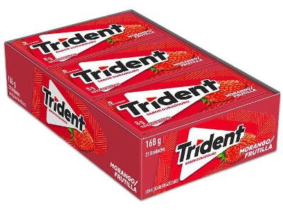 Chiclete Trident 5s Morango
