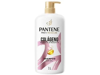 Shampoo de Nutrição Pantene Pro-V Miracles Colágeno Hidrata & Resgata 1L