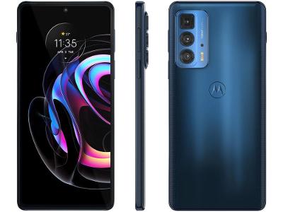 Smartphone Motorola Edge 20 Pro 256GB Azul 5G 12GB RAM Tela 6,7” Câm. Tripla + Selfie 32MP