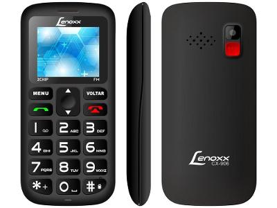 Celular Lenoxx CX 906 Dual Chip 16MB Rádio FM MP3