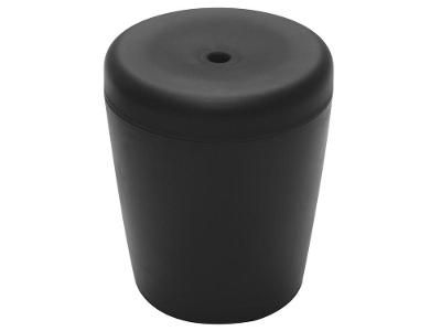 Banco Decorativo Multiuso Cilíndrico Preto Basic Tramontina