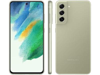 Smartphone Samsung Galaxy S21 FE 256GB Verde 5G Octa-Core 8GB RAM 6,4” Câm. Tripla + Selfie 32MP