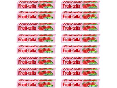 Bala Fruittella Morango com Vitamina C e Suco de