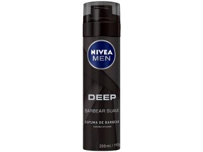 Espuma de Barbear Nivea Men Deep