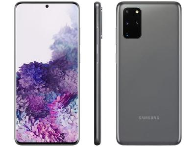 Smartphone Samsung Galaxy S20+ 128GB Cosmic Gray 8GB RAM Tela 6,7” Câm. Quádrupla + Selfie 10MP