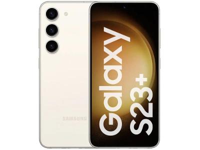 Smartphone Samsung Galaxy S23+ 256GB Creme 5G 8GB RAM 6,6” Câm. Tripla + Selfie 12MP