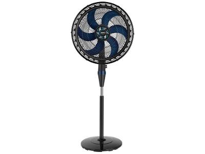 Ventilador de Coluna Arno Xtreme Force Breeze VB52 50cm 6 Pás 3 Velocidades Preto e Azul
