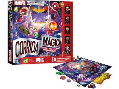Jogo Corrida Mágica Marvel Avengers Tabuleiro