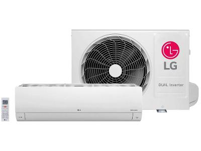 Ar-condicionado Split LG Dual Inverter  Voice +AI 18.000 BTUs Frio S3-Q18KL31B