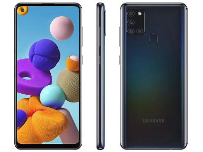 Smartphone Samsung Galaxy A21s 64GB Preto 4G