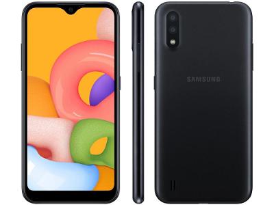 Smartphone Samsung Galaxy A01 32GB Preto 4GB