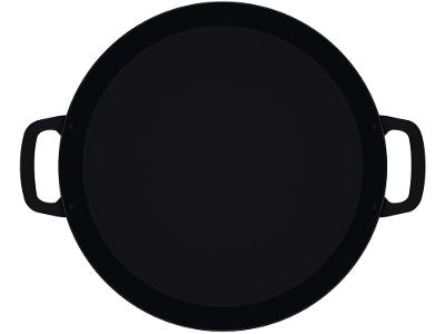 Paellera Tramontina de Ferro 38cm 5,1L Professional Preta