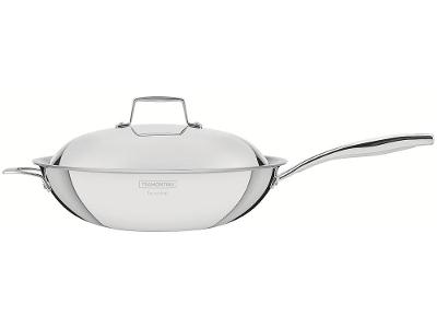 Panela Wok Antiaderente Tramontina Inox Grano 32cm