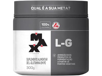 Glutamina Max Titanium L-G em Pó 300g