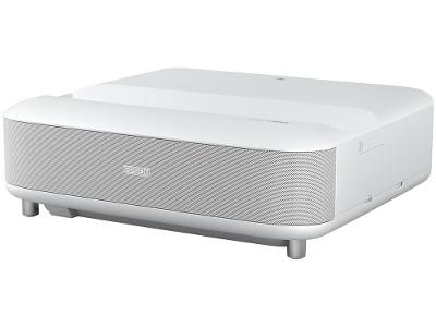 Projetor Smart Laser Epson EpiqVision Ultra LS650 4K 3600 Lumens 3LCD Wi-Fi e Bluetooth USB HDMI Branco