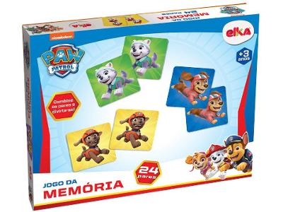 Jogo da Memória Patrulha Canina Elka 52 Cartas
