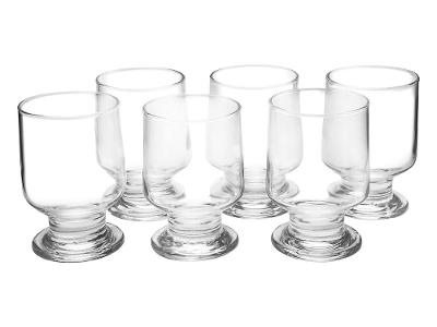 Jogo de Taças de Vidro 6 Peças 180ml SM