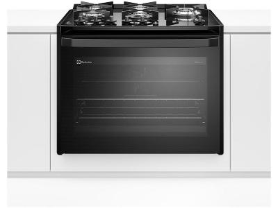 Fogão 5 Bocas de Embutir Electrolux Preto Mesa de Vidro Experience FE5EP