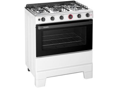 Fogão 5 Bocas Esmaltec Branco Ideal Super BR 5121