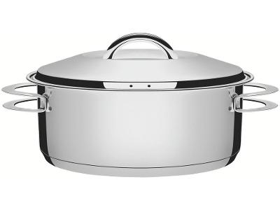 Caçarola Tramontina Inox Rasa 24cm 4,7L Solar