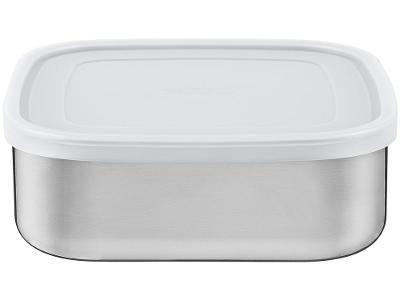 Pote Inox Tramontina com Tampa Quadrado 3,6L Freezinox