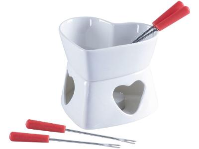Conjunto Raclette e Aparelho de Fondue Cerâmica