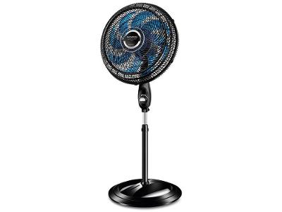 Ventilador de Coluna Mondial Super Turbo VTX-40C-Crystal 40cm 8 Pás 3 Velocidades Preto