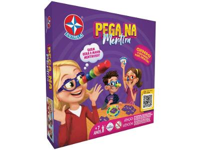 Jogo Pega na Mentira Tabuleiro Estrela