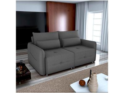 Sofá-cama 3 Lugares Casal Reclinável Veludo Matrix Celine
