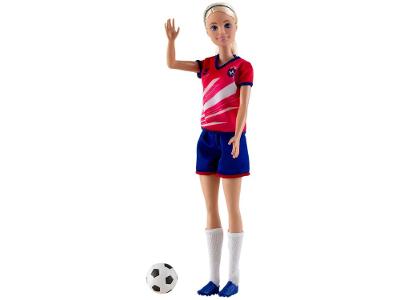 Boneca Barbie Profissões Jogadora de Futebol 