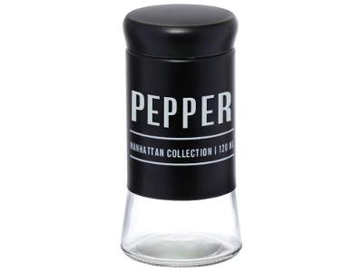 Pimenteiro de Vidro Inox e Plástico de Mesa Hauskraft Manhattan