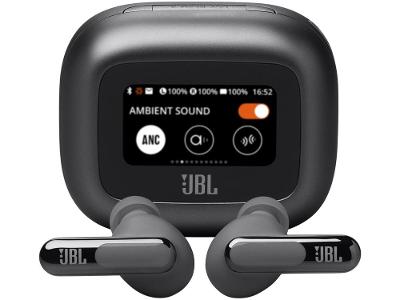 Fone de Ouvido Bluetooth JBL Live Beam 3 com Microfone com Cancelamento de Ruído True Wireless Preto
