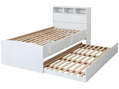 Cama Solteiro Baú 2 Gavetas Cama Auxiliar