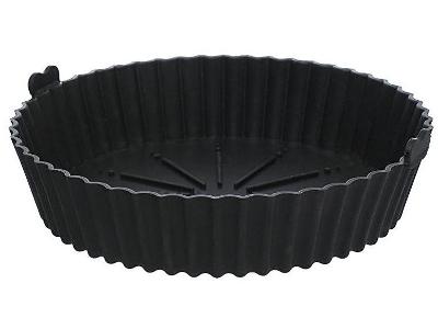 Forma para Air Fryer de Silicone Antiaderente com Alças 20cm Hauskraft