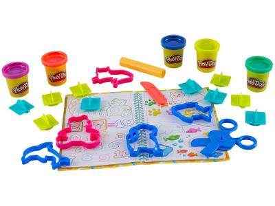 Massinha Play-Doh Conjunto Brincar e Aprender 