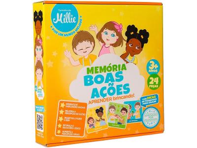 Jogo Memória Boas Ações Turminha da Millie